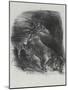 Cheval effrayé par l'orage, 1828-Eugene Delacroix-Mounted Giclee Print