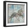 Cheval II Brown-Studio Mousseau-Framed Art Print