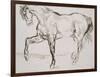 Cheval marchant vers la gauche-Eugene Delacroix-Framed Giclee Print