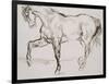 Cheval marchant vers la gauche-Eugene Delacroix-Framed Giclee Print