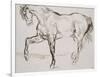 Cheval marchant vers la gauche-Eugene Delacroix-Framed Premium Giclee Print