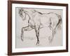 Cheval marchant vers la gauche-Eugene Delacroix-Framed Giclee Print