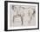 Cheval marchant vers la gauche-Eugene Delacroix-Framed Giclee Print