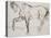 Cheval marchant vers la gauche-Eugene Delacroix-Stretched Canvas