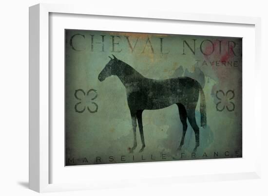 Cheval Noir v1-Ryan Fowler-Framed Art Print