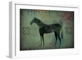 Cheval Noir v1-Ryan Fowler-Framed Art Print