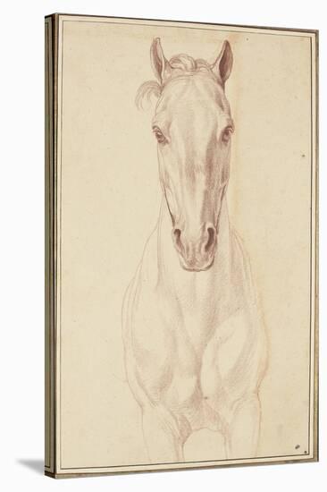 Cheval vu jusqu'aux avant-bras de face-Edme Bouchardon-Stretched Canvas