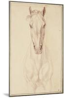 Cheval vu jusqu'aux avant-bras de face-Edme Bouchardon-Mounted Giclee Print