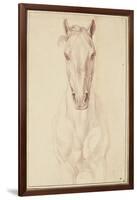 Cheval vu jusqu'aux avant-bras de face-Edme Bouchardon-Framed Giclee Print