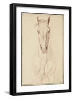 Cheval vu jusqu'aux avant-bras de face-Edme Bouchardon-Framed Giclee Print