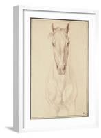 Cheval vu jusqu'aux avant-bras de face-Edme Bouchardon-Framed Giclee Print