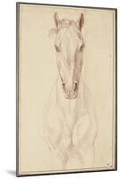 Cheval vu jusqu'aux avant-bras de face-Edme Bouchardon-Mounted Giclee Print