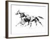 Chevaux En IIberté-Fred Jager-Framed Collectable Print