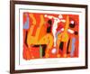 Chevaux et Cavaliers V, c.1972-Marino Marini-Framed Serigraph