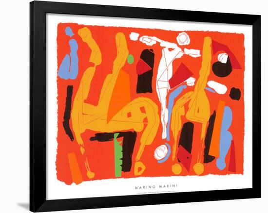 Chevaux et Cavaliers V, c.1972-Marino Marini-Framed Serigraph