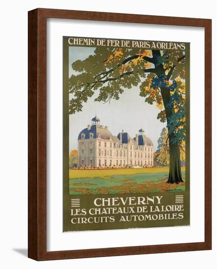 Cheverny les Chateaux de la Loire-Constant Duval-Framed Giclee Print