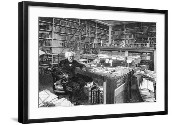 Chevreul, in His Study--Framed Photographic Print
