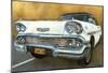 Chevrolet 58 Blanche-Cobe-Mounted Art Print