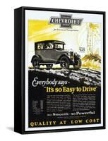 Chevrolet Ad, 1926-null-Framed Stretched Canvas