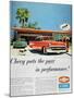 Chevrolet Ad, 1957-null-Mounted Giclee Print