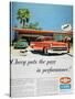 Chevrolet Ad, 1957-null-Stretched Canvas