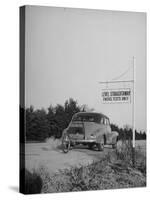 Chevrolet Being Tested on the General Motors Testing Ground-null-Stretched Canvas