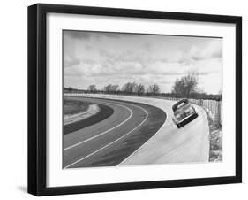 Chevrolet Being Tested on the General Motors Testing Ground-null-Framed Photographic Print