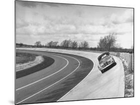 Chevrolet Being Tested on the General Motors Testing Ground-null-Mounted Photographic Print