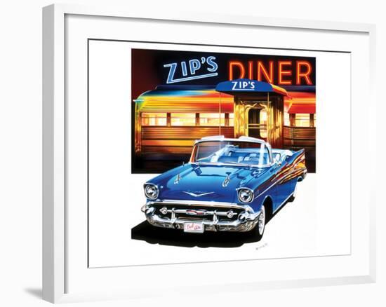 Chevrolet Bel Air '57-Graham Reynold-Framed Premium Giclee Print