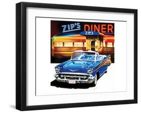 Chevrolet Bel Air '57-Graham Reynold-Framed Art Print