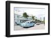 Chevrolet Bel Air, Year of Manufacture 1957, the Fifties, American Vintage Car, Ocean Drive-Axel Schmies-Framed Photographic Print