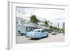 Chevrolet Bel Air, Year of Manufacture 1957, the Fifties, American Vintage Car, Ocean Drive-Axel Schmies-Framed Photographic Print