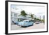 Chevrolet Bel Air, Year of Manufacture 1957, the Fifties, American Vintage Car, Ocean Drive-Axel Schmies-Framed Photographic Print