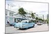 Chevrolet Bel Air, Year of Manufacture 1957, the Fifties, American Vintage Car, Ocean Drive-Axel Schmies-Mounted Photographic Print