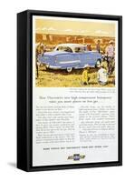 Chevrolet Bel Air-null-Framed Stretched Canvas