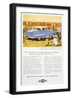 Chevrolet Bel Air-null-Framed Art Print