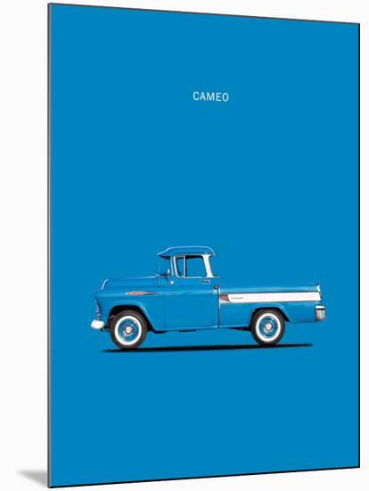 Chevrolet Cameo Pickup 1957 Bl-Mark Rogan-Mounted Art Print