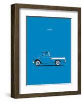 Chevrolet Cameo Pickup 1957 Bl-Mark Rogan-Framed Art Print