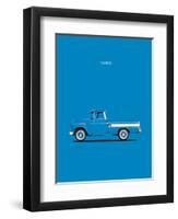 Chevrolet Cameo Pickup 1957 Bl-Mark Rogan-Framed Art Print