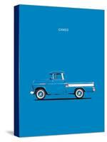 Chevrolet Cameo Pickup 1957 Bl-Mark Rogan-Stretched Canvas