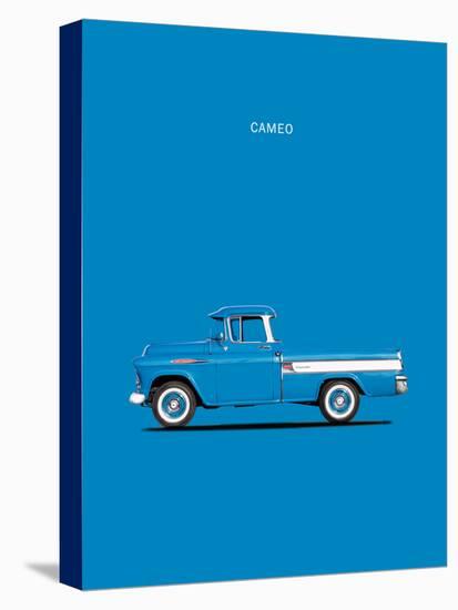 Chevrolet Cameo Pickup 1957 Bl-Mark Rogan-Stretched Canvas