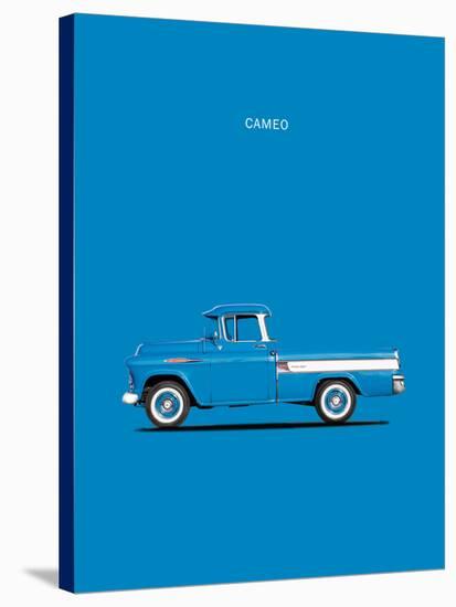 Chevrolet Cameo Pickup 1957 Bl-Mark Rogan-Stretched Canvas