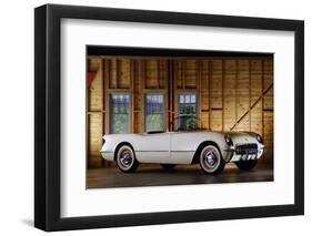 Chevrolet Corvette 1954-Simon Clay-Framed Photographic Print