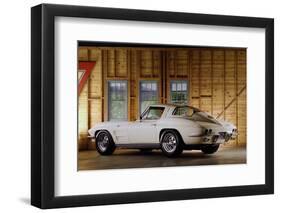 Chevrolet Corvette Stingray 1963-Simon Clay-Framed Photographic Print