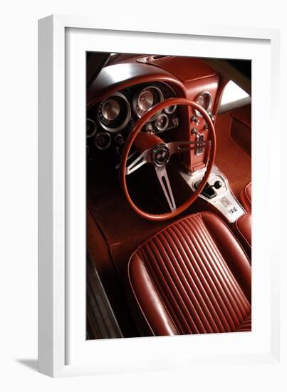 Chevrolet Corvette Stingray 1963-Simon Clay-Framed Photographic Print