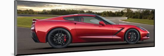 Chevrolet-Corvette Stingray-null-Mounted Art Print