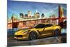 Chevrolet: Corvette- Z06 In New York-null-Mounted Poster