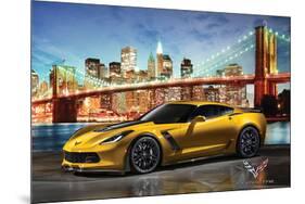 Chevrolet: Corvette- Z06 In New York-null-Mounted Poster