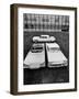 Chevrolet Impala and Lincoln Premiere, All New 1958 Cars-Andreas Feininger-Framed Photographic Print