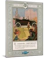 Chevrolet, Magazine Advertisement, USA, 1920-null-Mounted Giclee Print